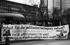 Aktion auf Opernplatz Frankfurt/Main
